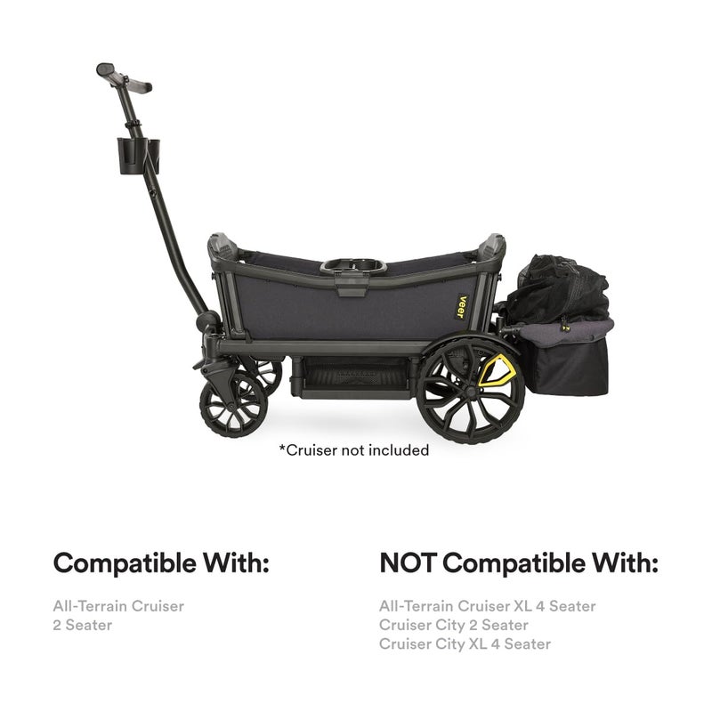 Veer Rear Foldable Storage Basket for All-Terrain Cruiser 2 Seater. NOT Compatible with All-Terrain Cruiser XL 4 Seater or Cruiser-City Models. - Image 2